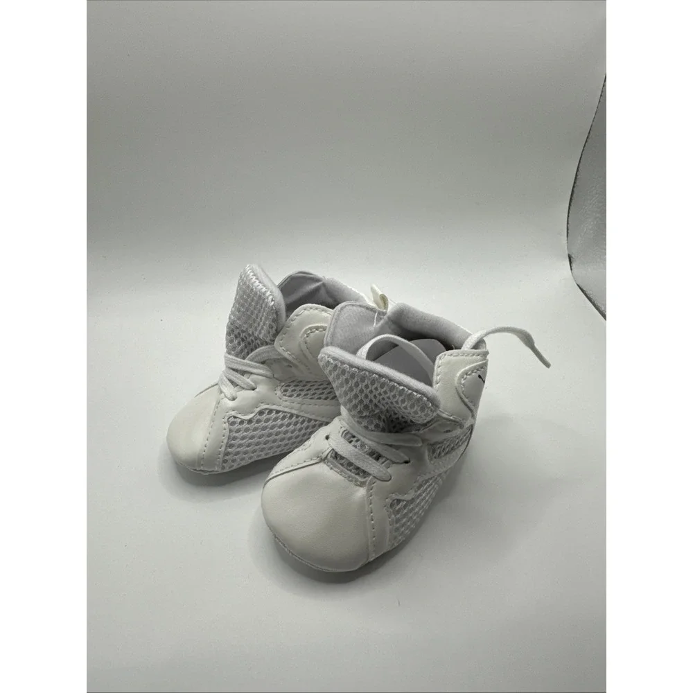 Newborn Jordan Baby white Shoes #1075